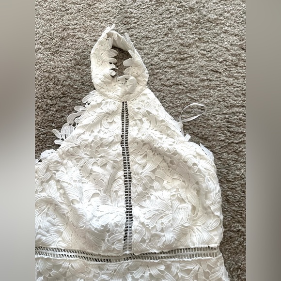 Lulus Divine Destiny White Lace Midi Dress Small NWOT - Picture 4 of 7